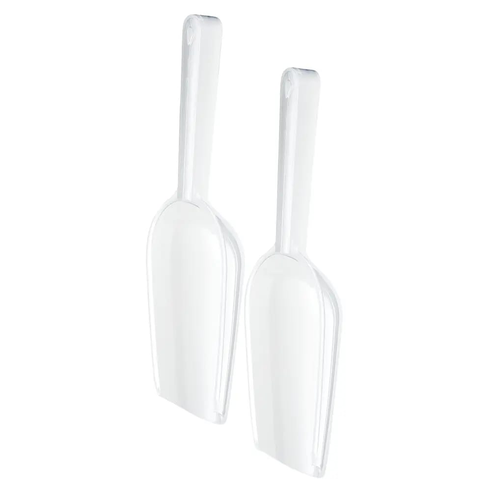 Smith & Callahan Clear Plastic Ice Scoops, 2 Count