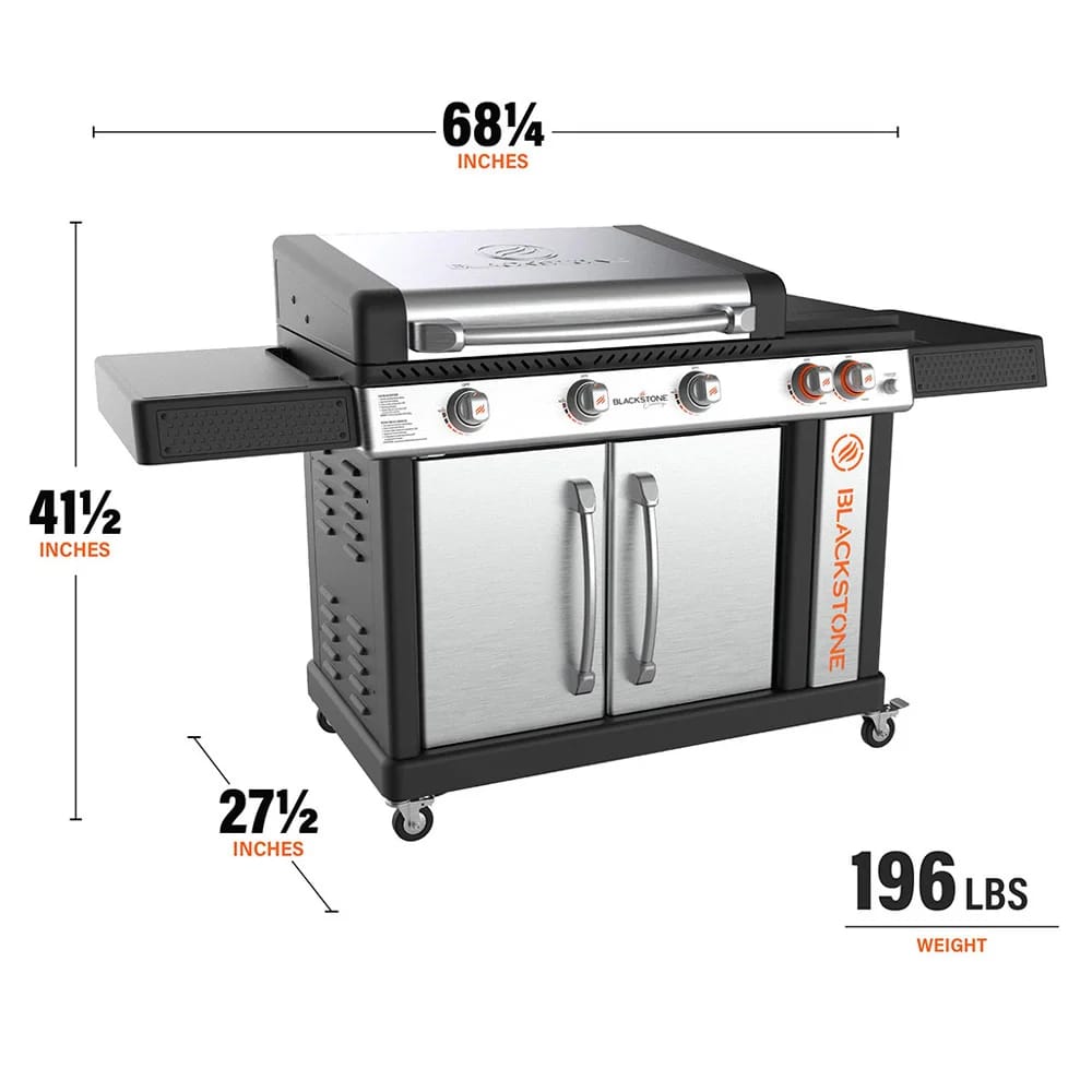 Blackstone 28" Griddle Range Top Deep Fryer Combo