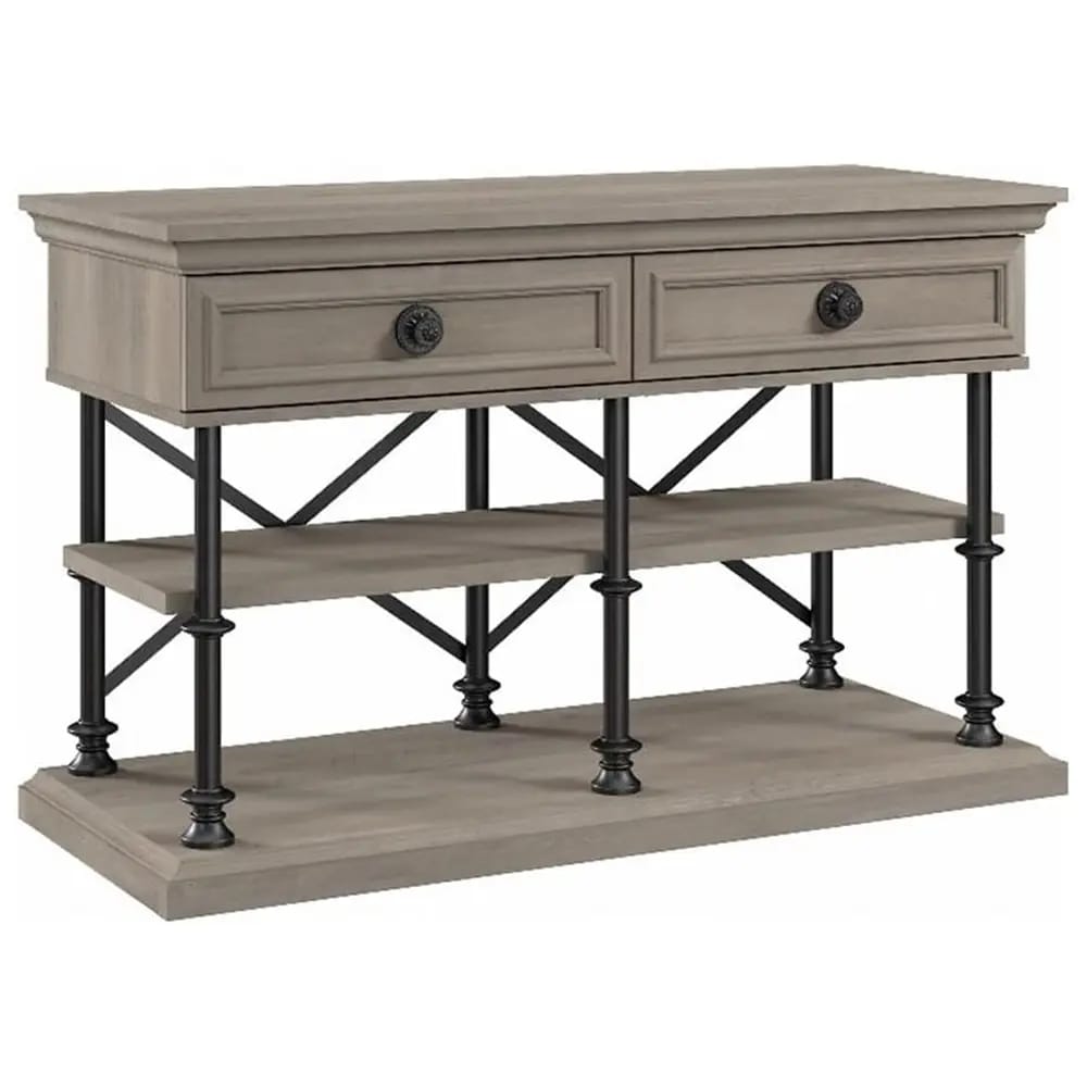 Bush Home Coliseum Designer Console Table, Driftwood Gray