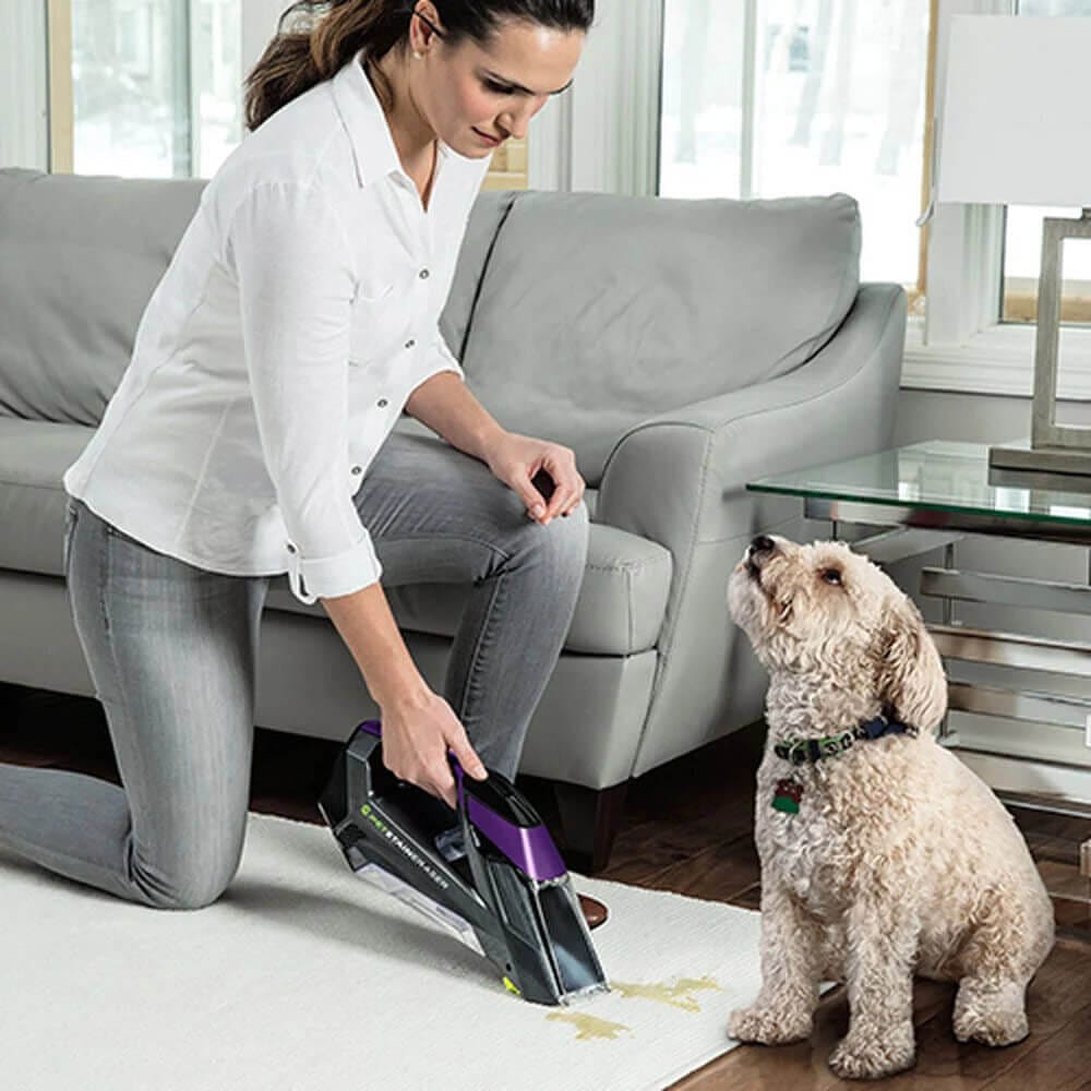 BISSELL Pet Stain Eraser Cordless Portable Carpet Cleaner (Factory Refurbished)
