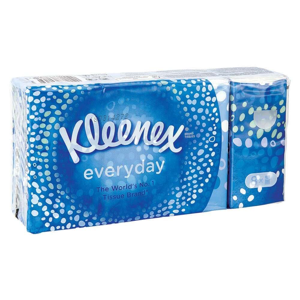 Kleenex Everyday Facial Tissue, 8 Count