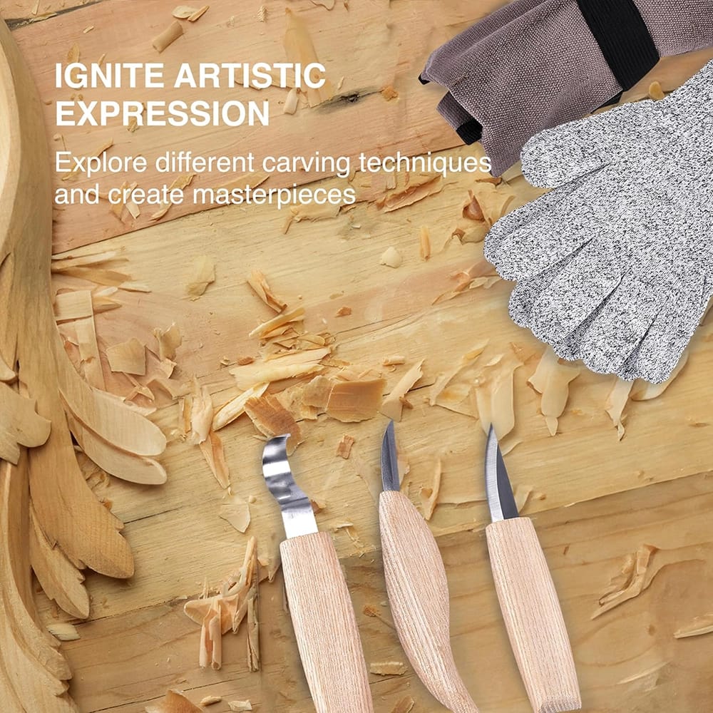Craftopia 12 Piece Whittling Knife Set