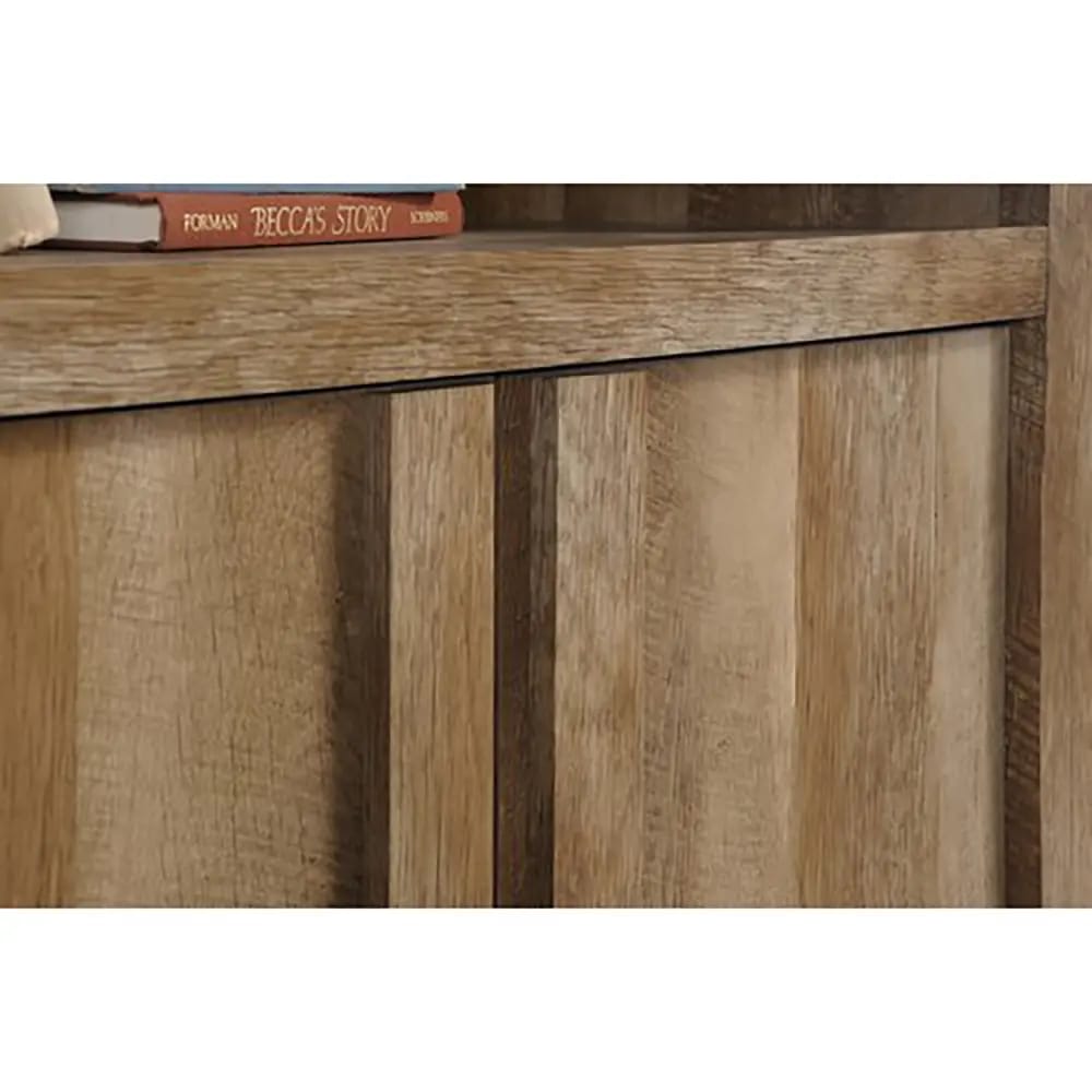 Sauder Dakota Pass Library Bookcase, Oak Finish