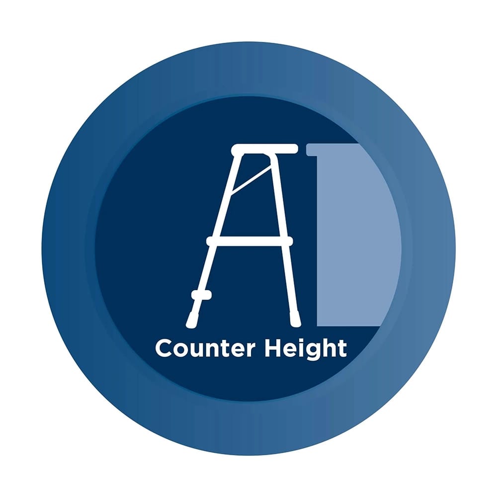 Cosco 2-Step Folding Step Stool, Black