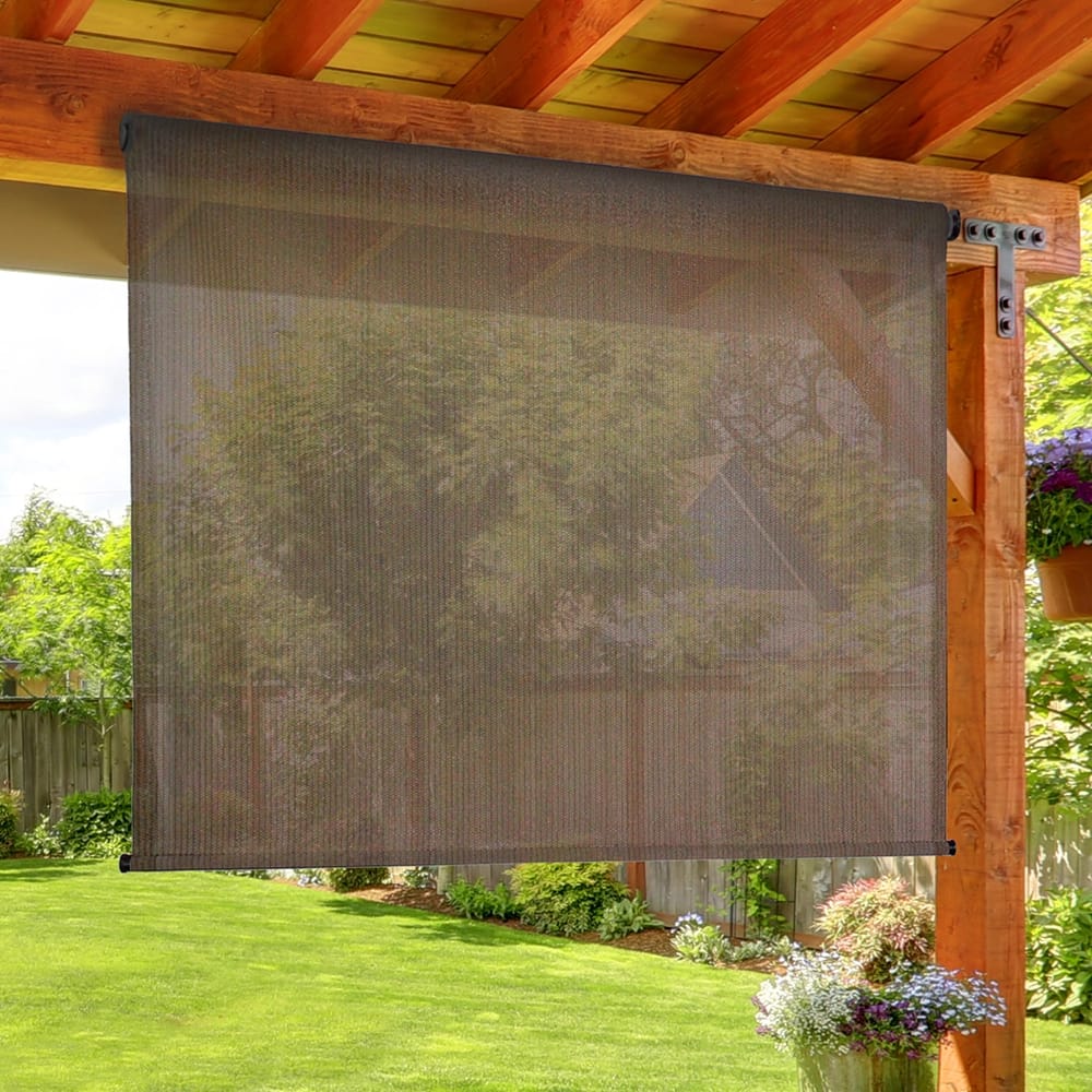 Outdoor Sun Shade, Brown, 6' x 6'