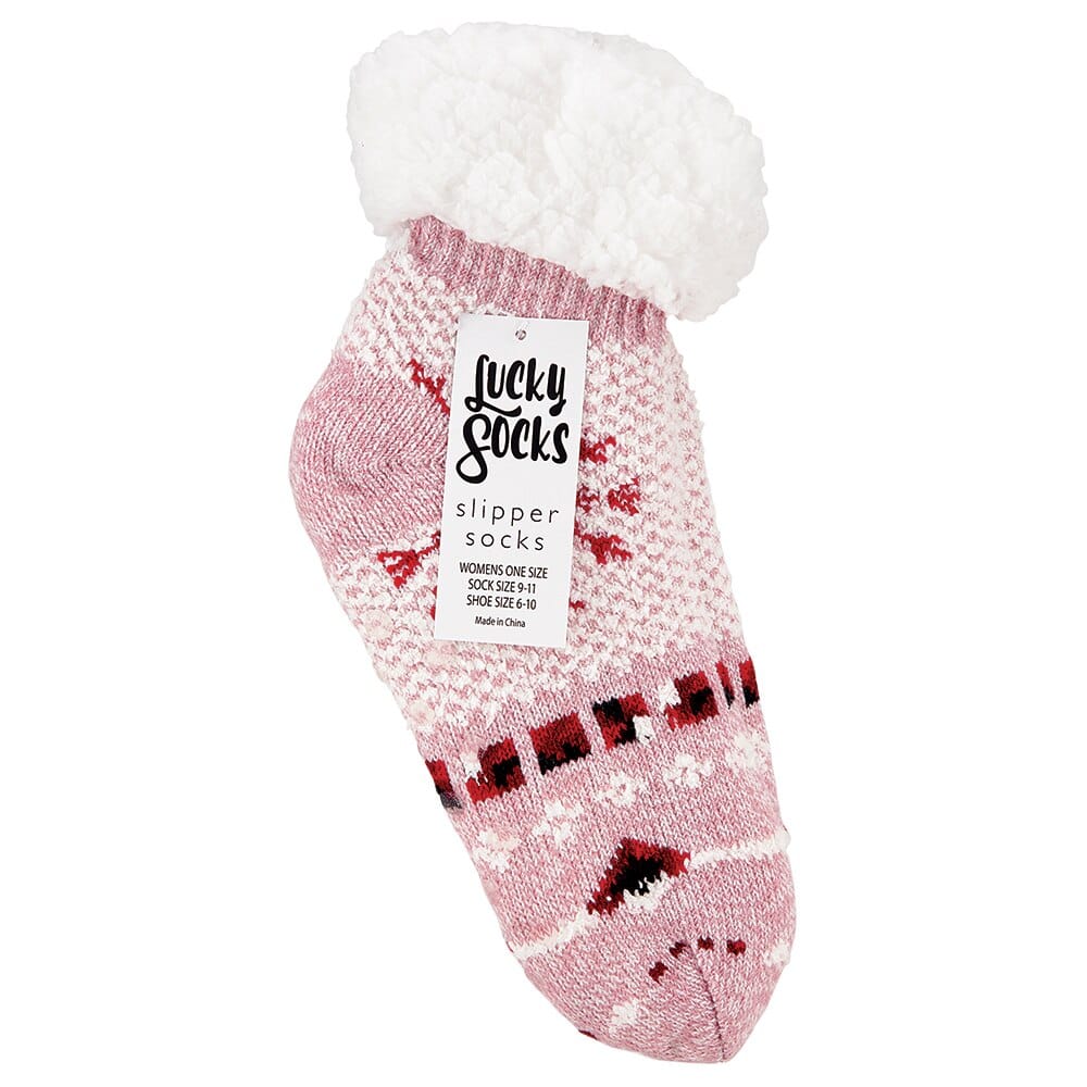 Lucky Socks Women's Ankle Slipper Socks