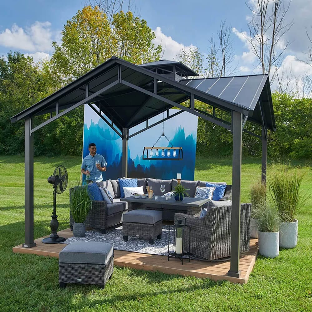 12' x 12' Steel Hardtop Pavilion