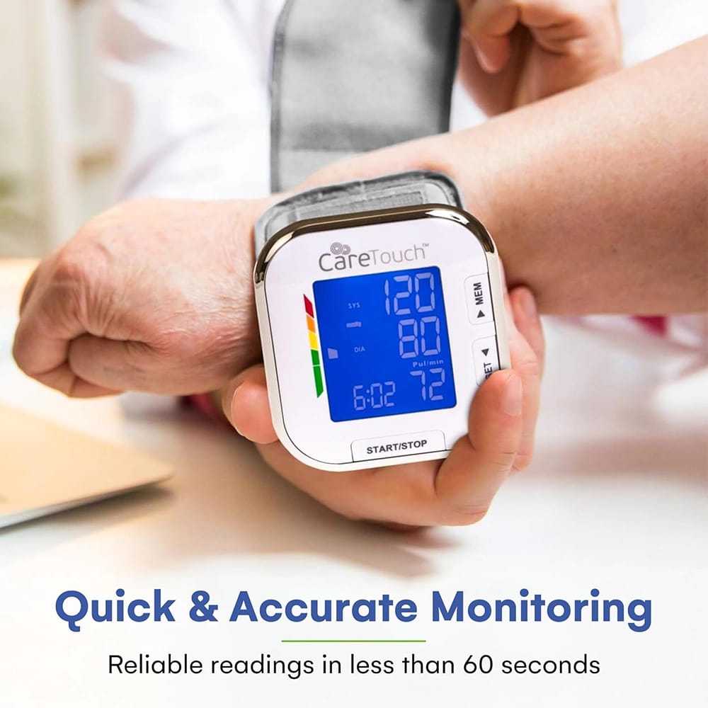 CareTouch Fully Automatic Wrist Blood Pressure Monitor