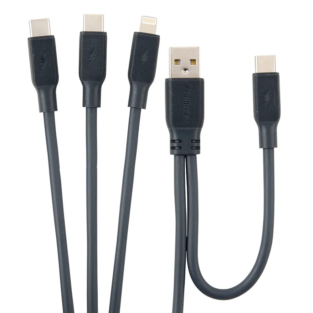 Acellories 4-In-1 Charging Cable