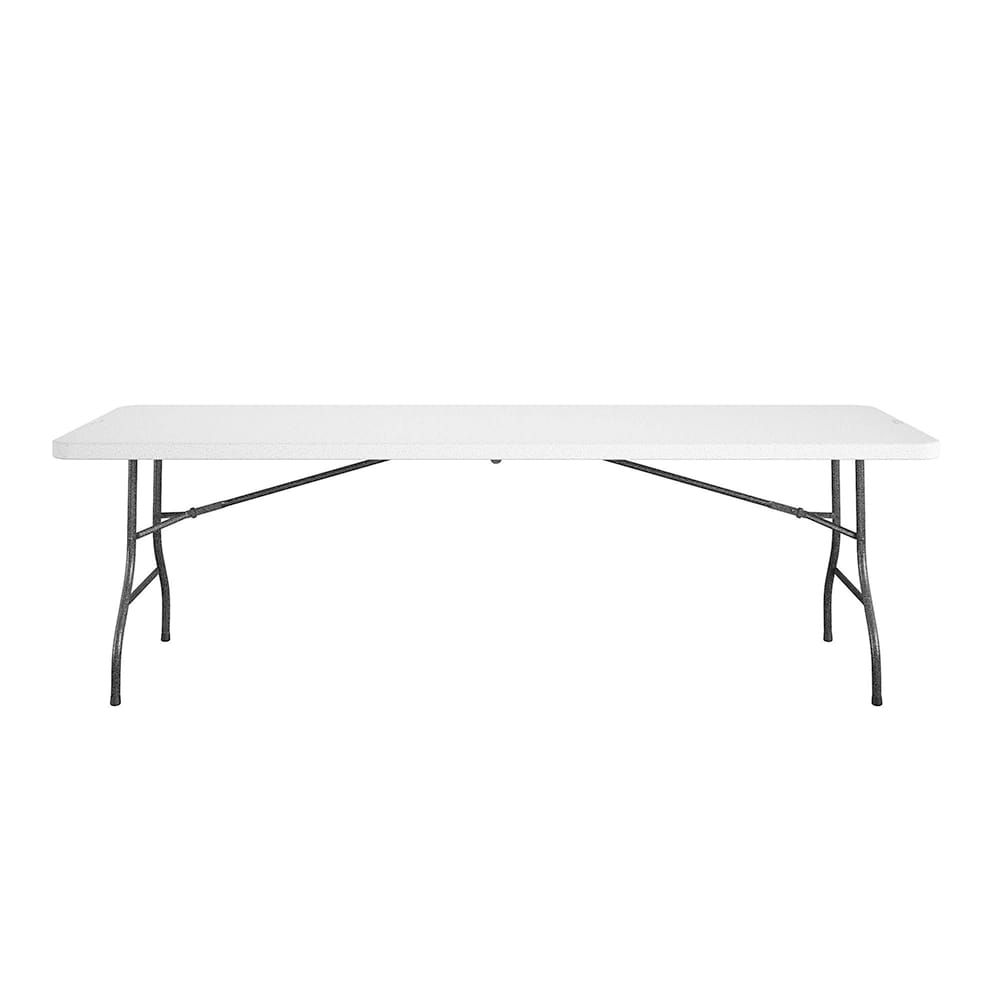 Cosco 8' Resin Straight Table, White