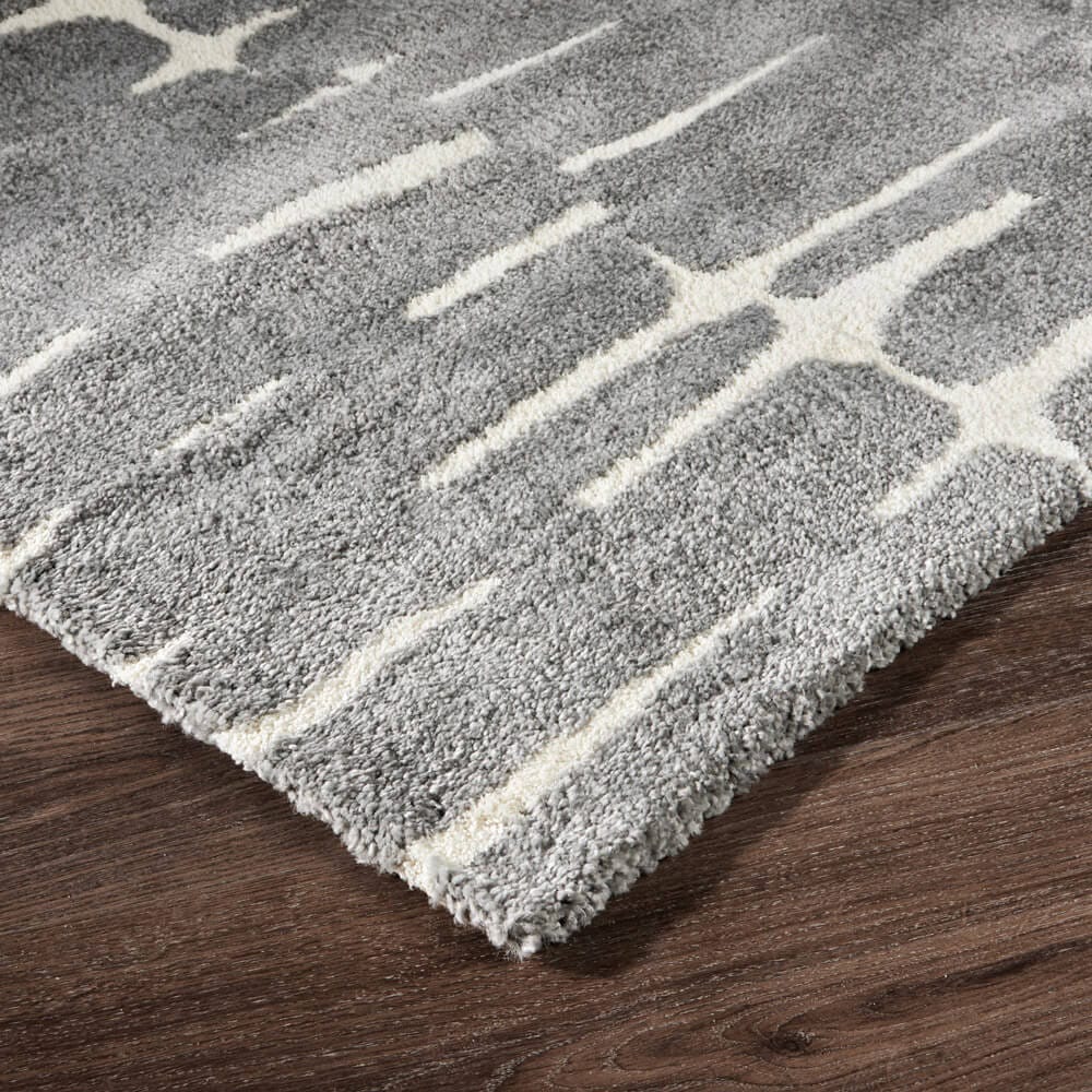 Balta Chill 9'2" x 12' Area Rug, Milo Gray & Ivory