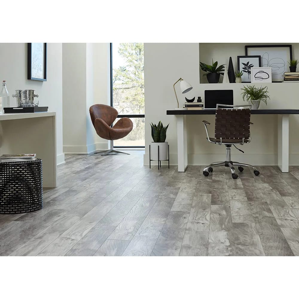 Dream Home 12mm Arctic Hackberry Waterproof Laminate Flooring, Gray, 14.9 sq. ft. ($4.03/ sq. ft.)