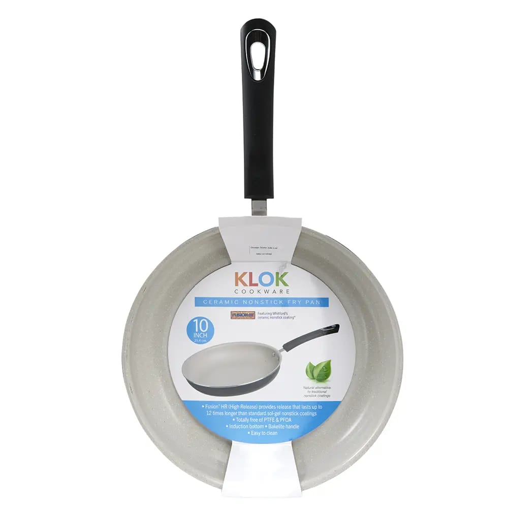 Klok Ceramic Nonstick Fry Pan, 10"