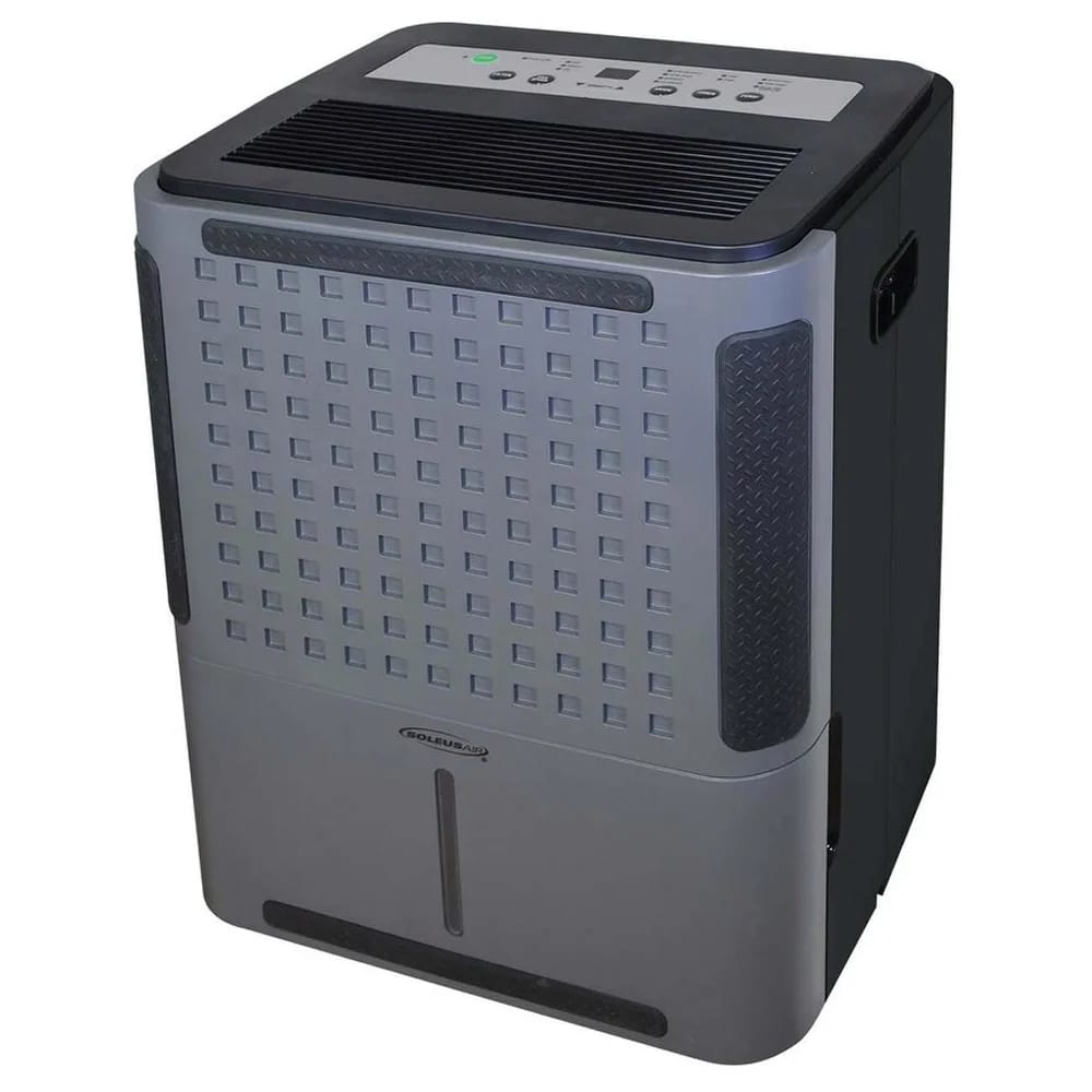 Soleus Air 110 Pint Dehumidifier, Black (Factory Refurbished)