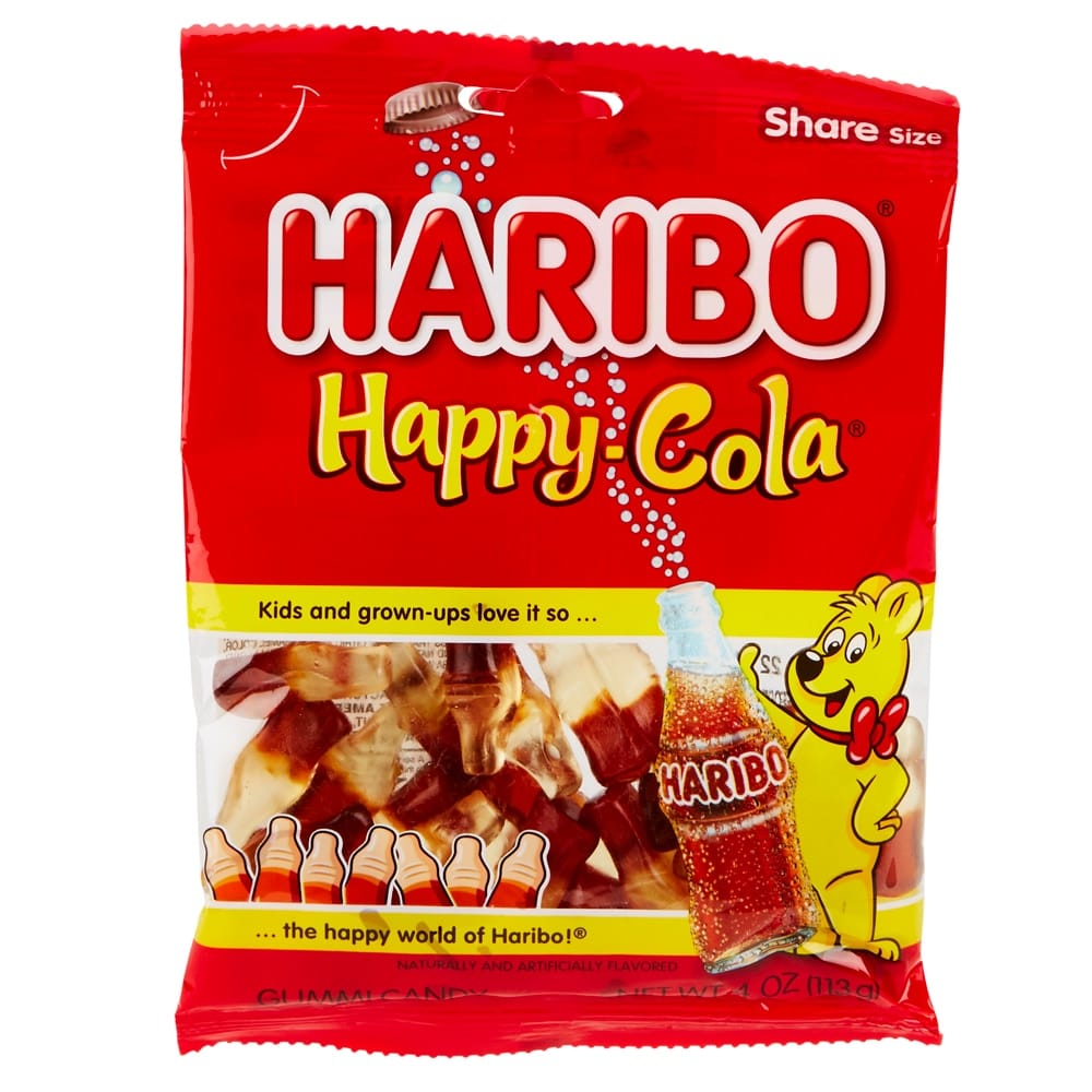 Haribo Happy-Cola Gummi Candy, 4 oz