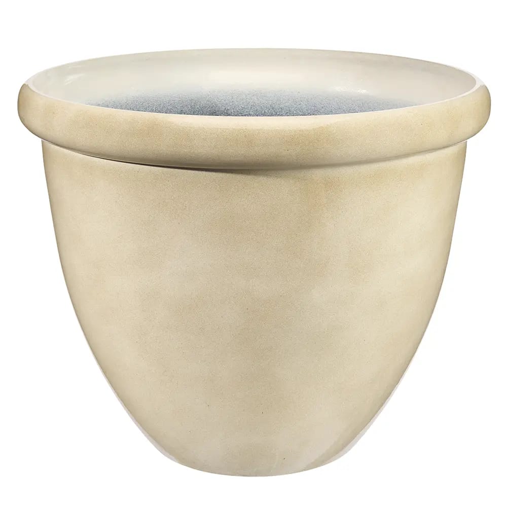 Glazed Resin Planter, 15.75"