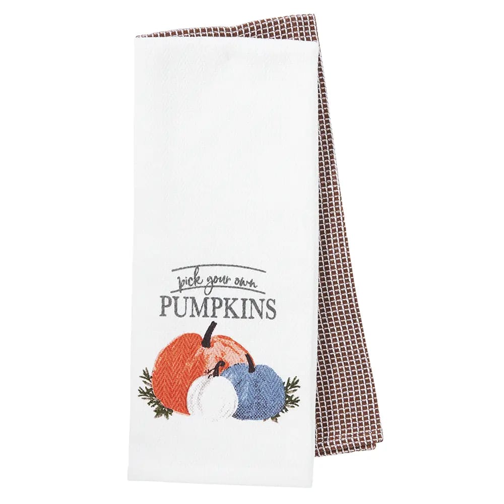 Autumn Cotton Kitchen Towels, Set of 2