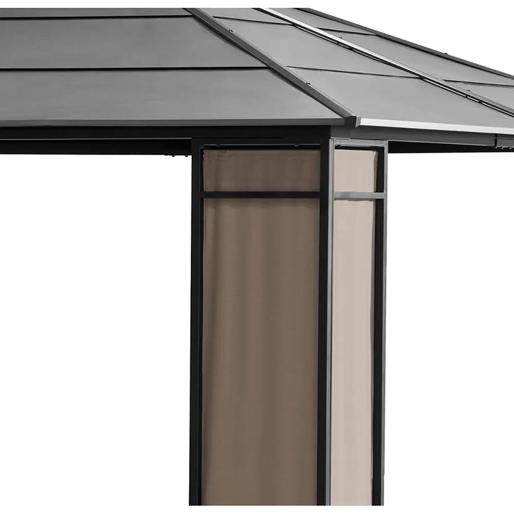 Wyndham 10' x 12' Hardtop Gazebo with Mosquito Netting