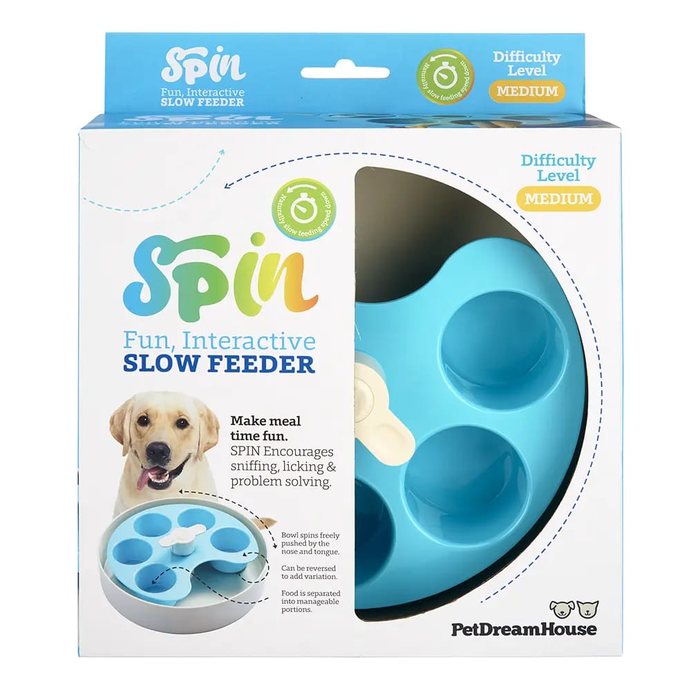 Pet Dream House Spin Bowl Interactive Feeder