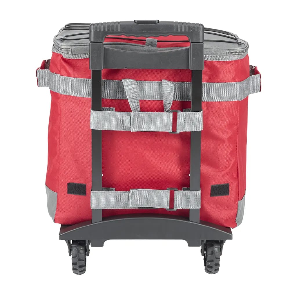 North Peak 60-Can Rolling Cooler, Red