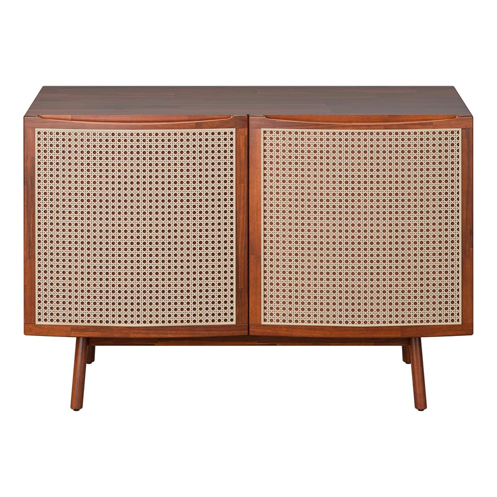 Bme Nancy 2-Door Accent Cabinet, Dark Chocolate
