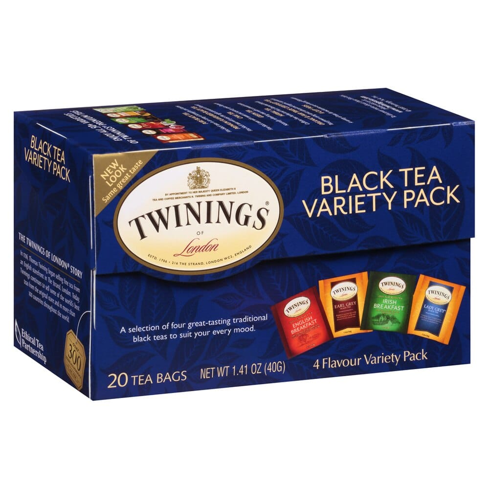 Twinings of London Black Tea Variety Pack, 20 Count