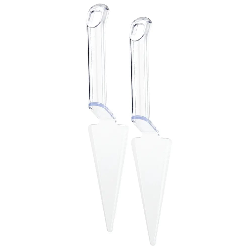 Smith & Callahan Clear Plastic Cake Cutter, 2 Count