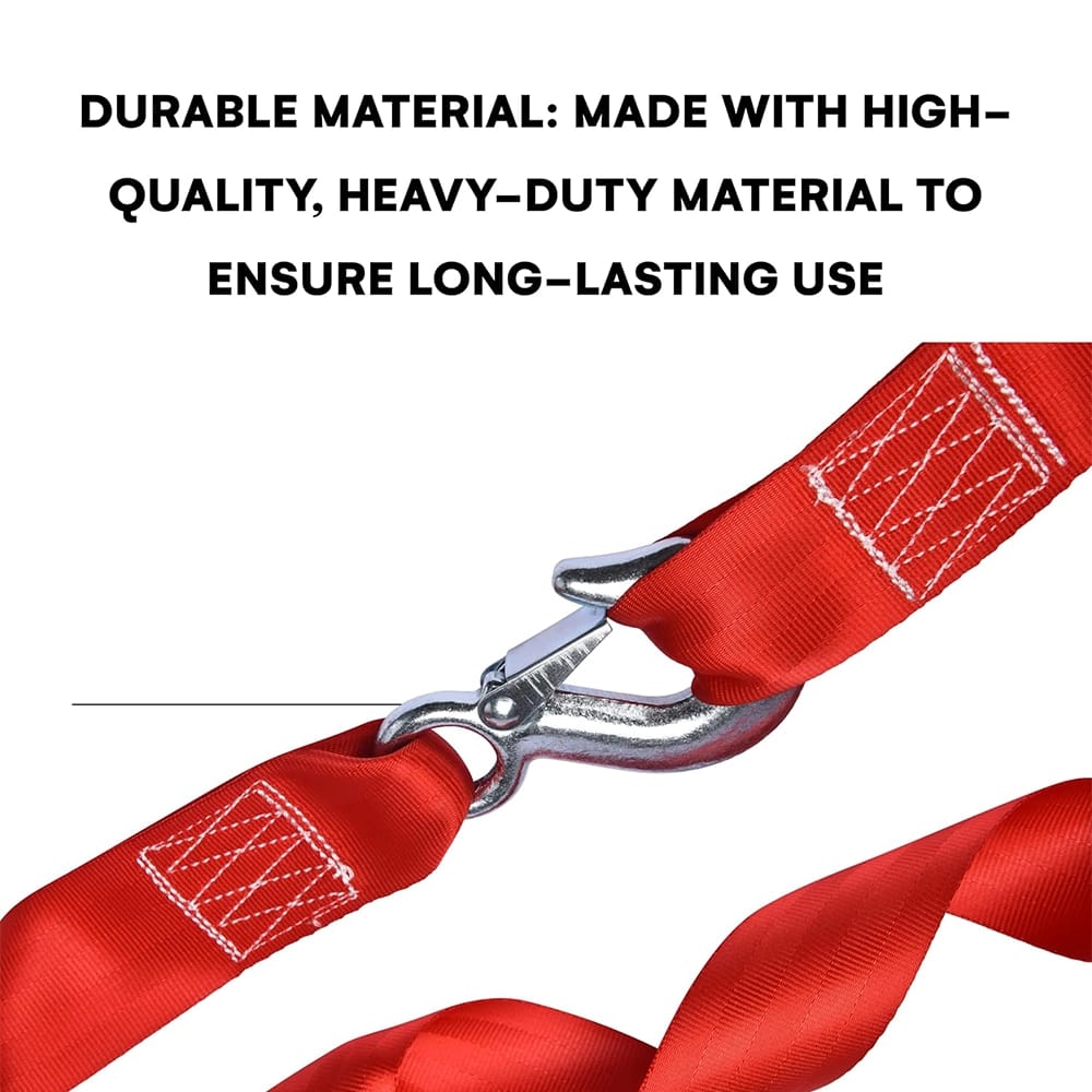 Boulder Tools Trailer Winch Strap, Red, 2" x 20'