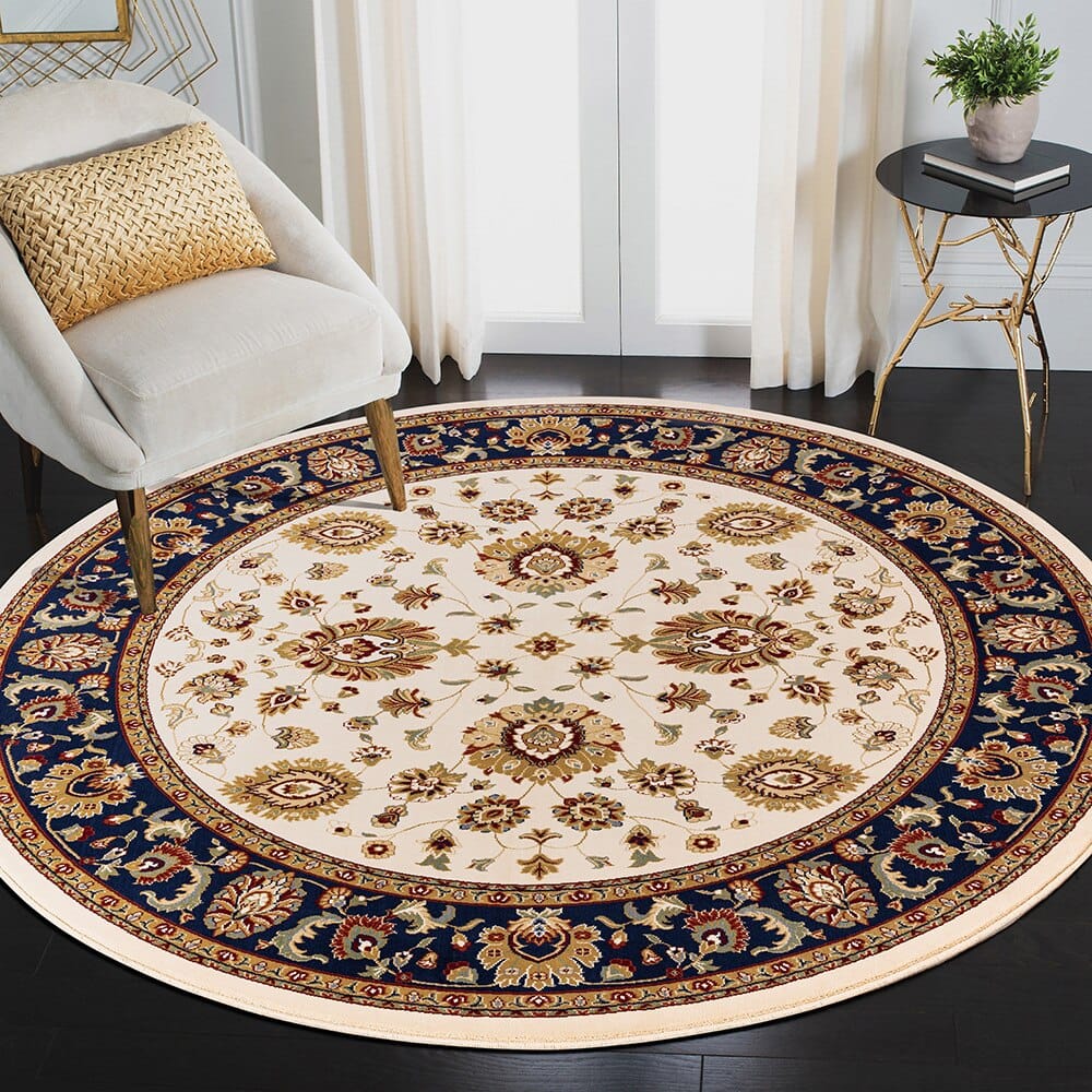 Newbury Area Rug, 5' 3" Round 1.5 Million Point