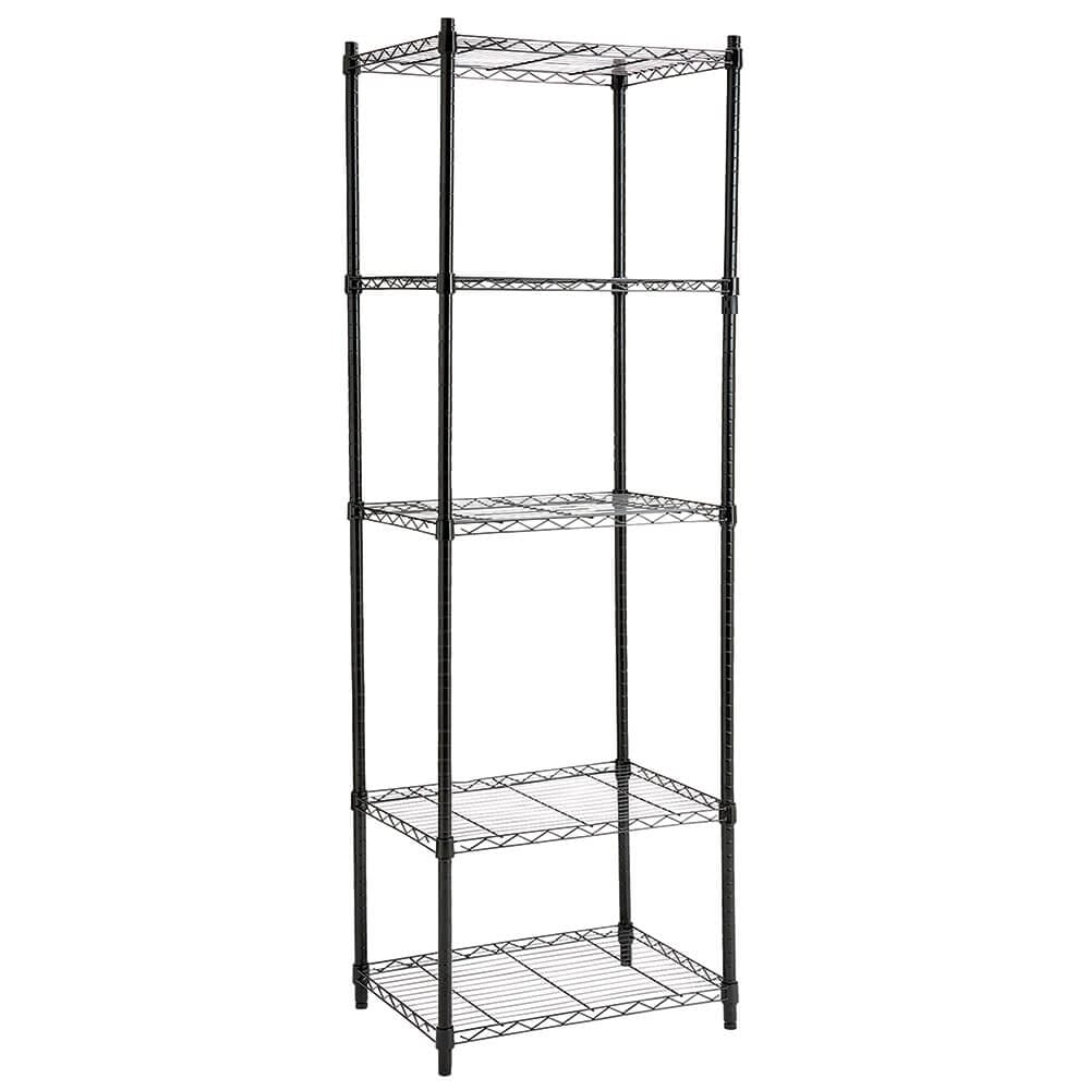 Method Storage Systems 5-Tier Adjustable Wire Shelving Unit