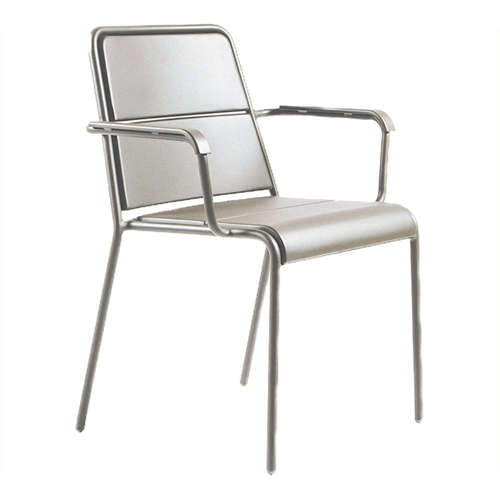 Maiori Patio Arm Chair, Blanc
