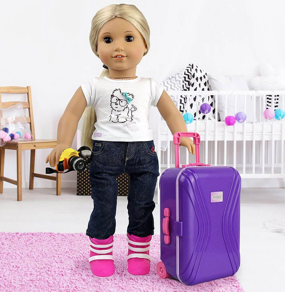 Click N' Play 18" Doll Travel Play Set with Accessories