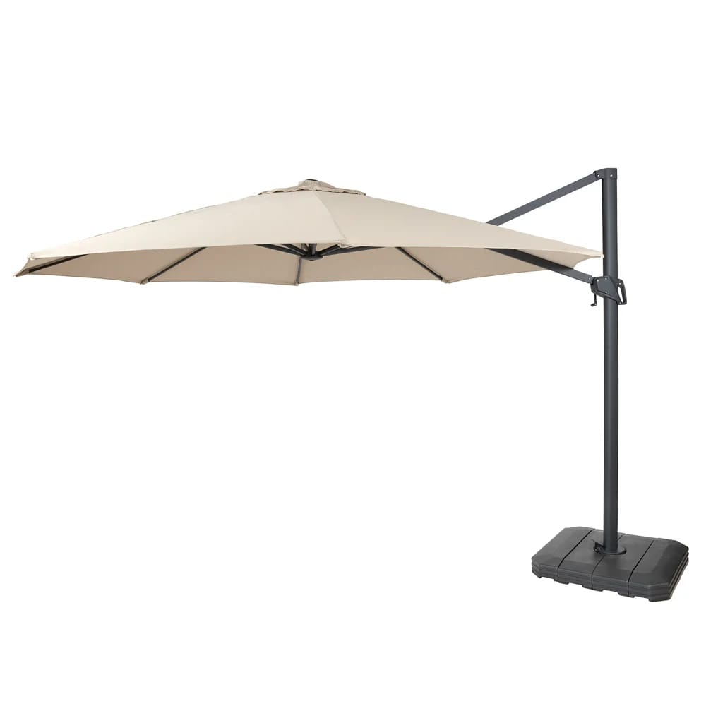 11' Offset Patio Umbrella, Tan