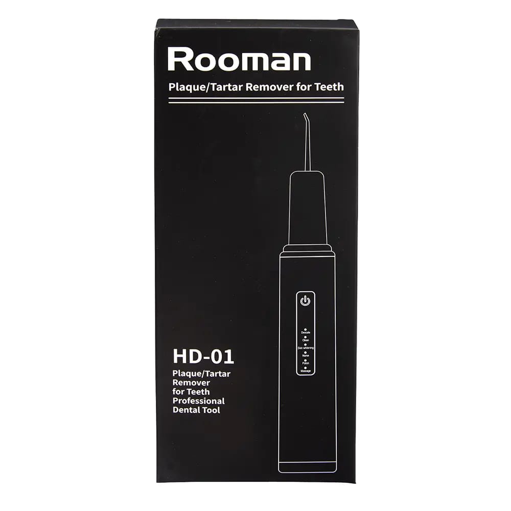 Rooman Dental Plaque/Tartar Remover, Black