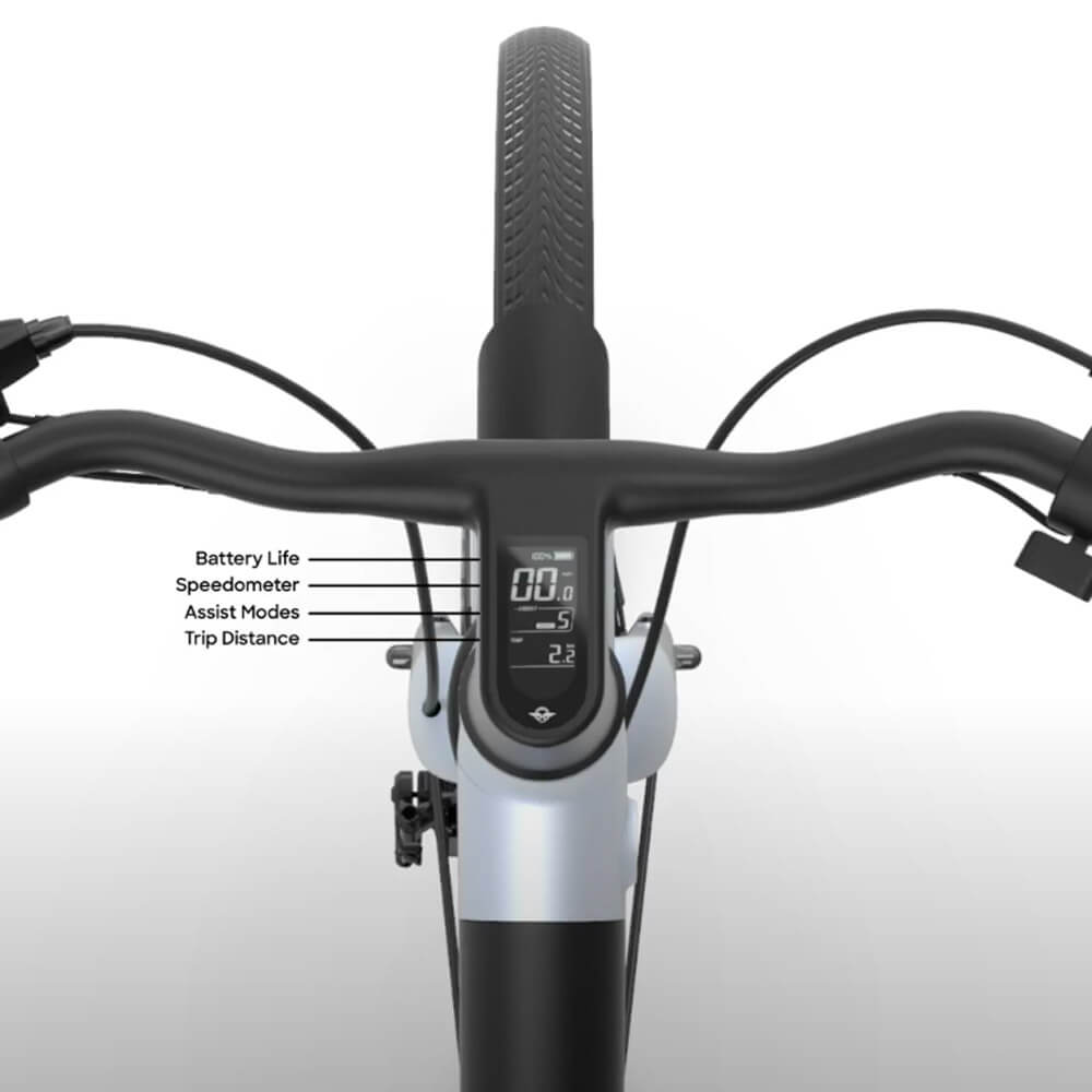 BirdBike V-Frame eBike, Glacier White