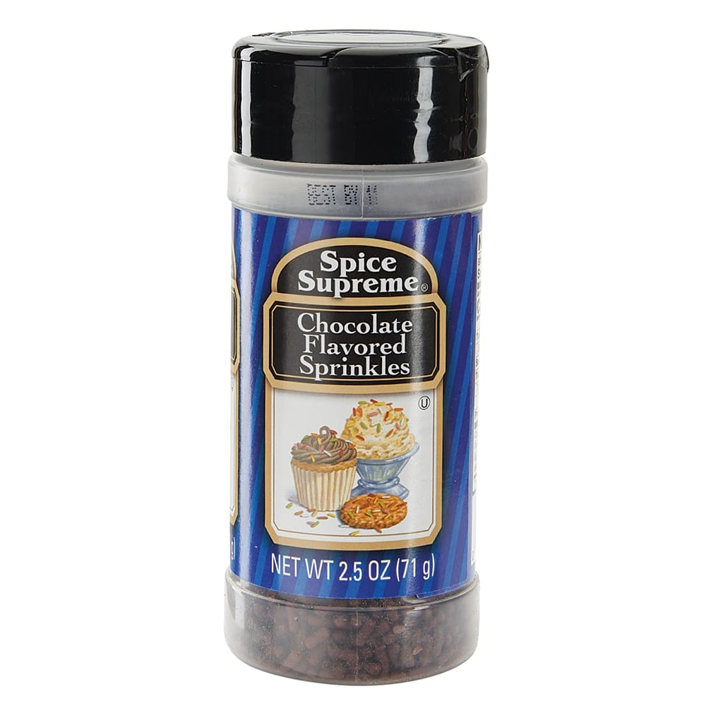 Spice Supreme Chocolate Sprinkles, 2.5 oz