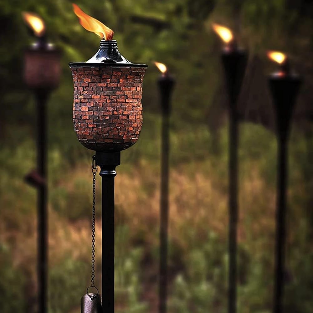 Garden Torch, 2 Pack, Mosaic