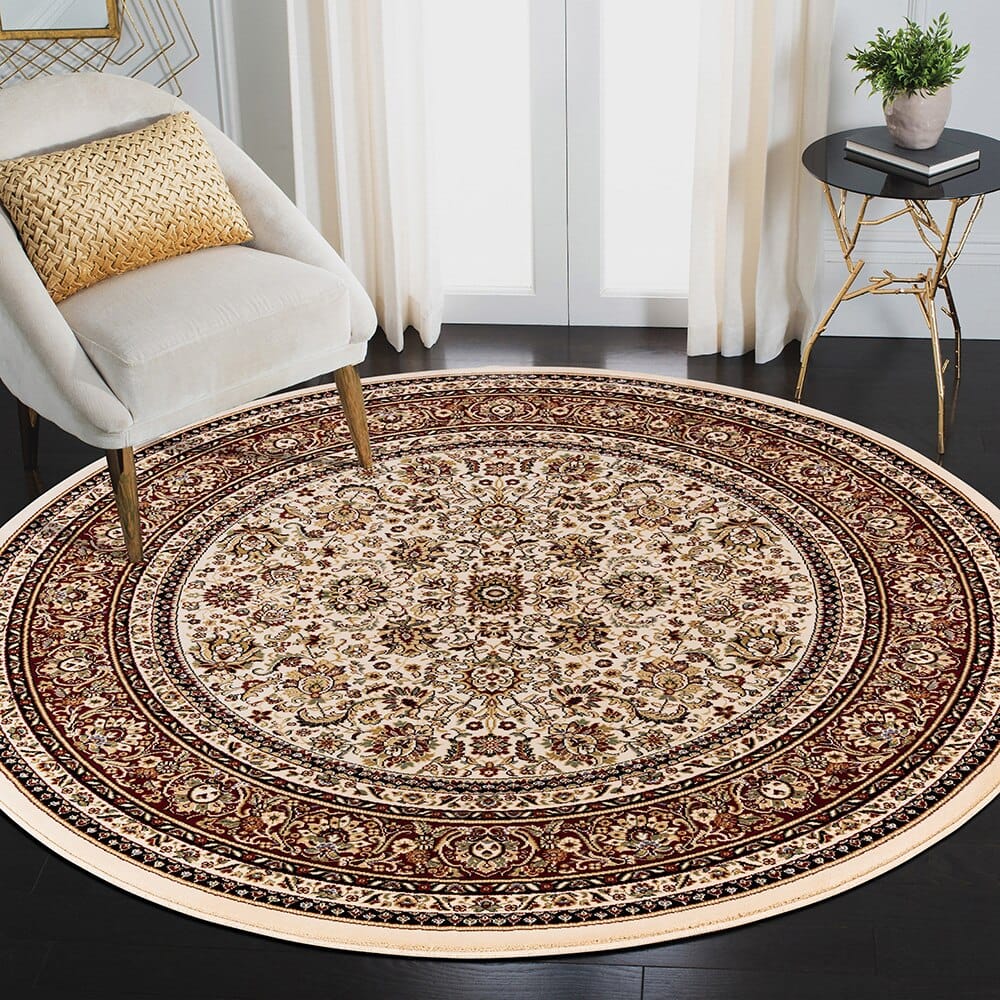 Newbury Area Rug, 5' 3" Round 1.5 Million Point