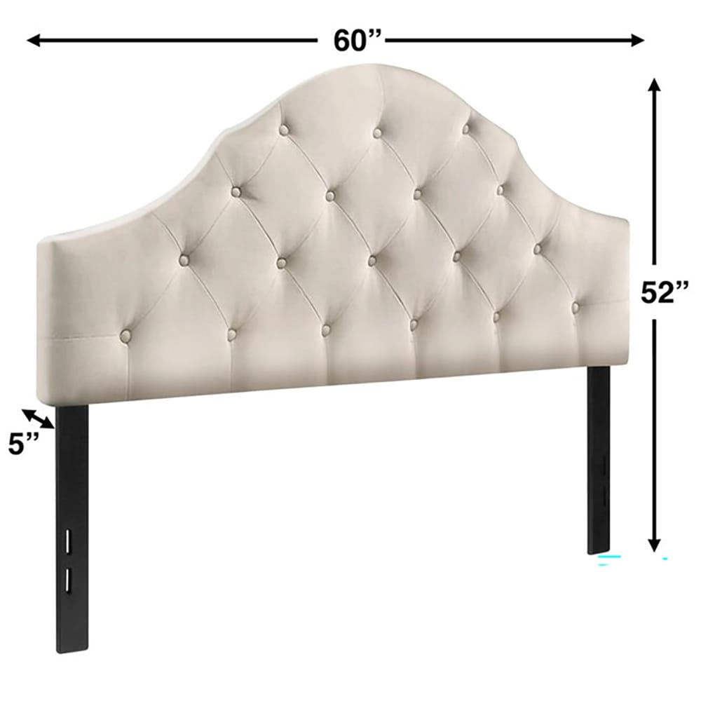 Belle Isle Furniture Winter Park Headboard, Full, Beige