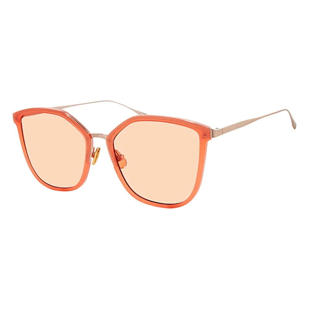 Derek Lam Nicole Sunglasses, Bright Apricot