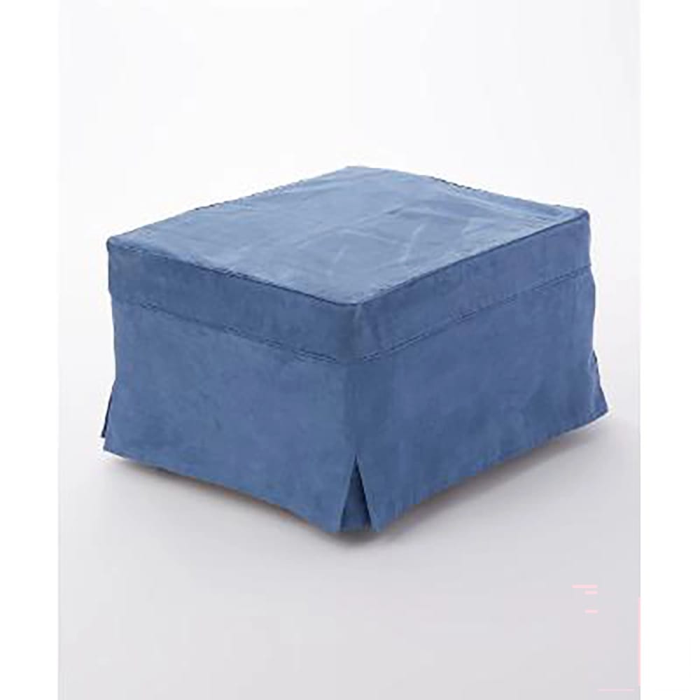 Ottoman Cover, Denim