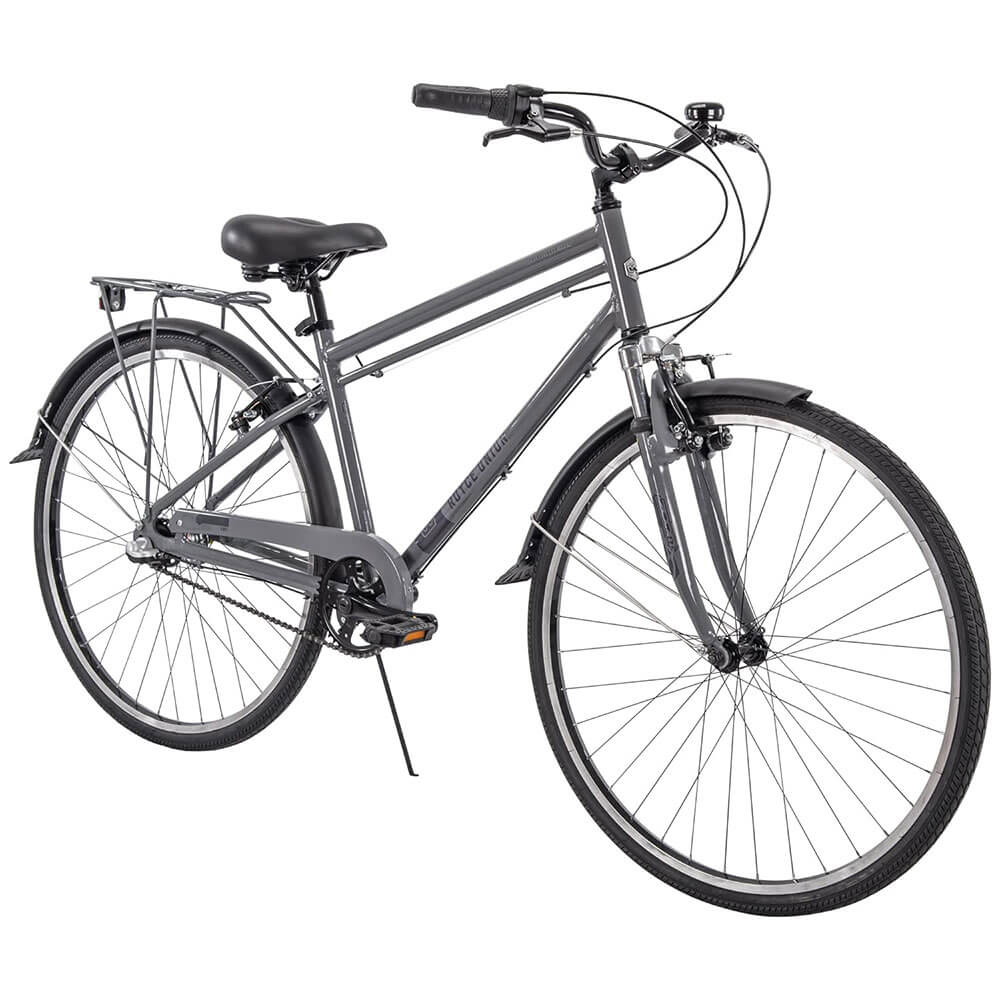 Royce Union Men's RMX 3-Speed Commuter Bike, 19" Frame, Gray