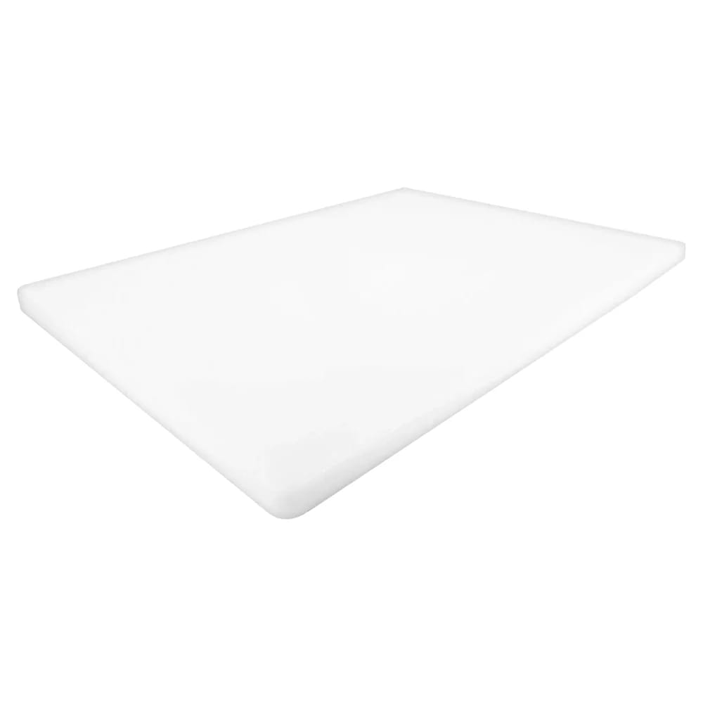 Thirteen Chefs Thick White Poly Large Cutting Board, 20" x 15"