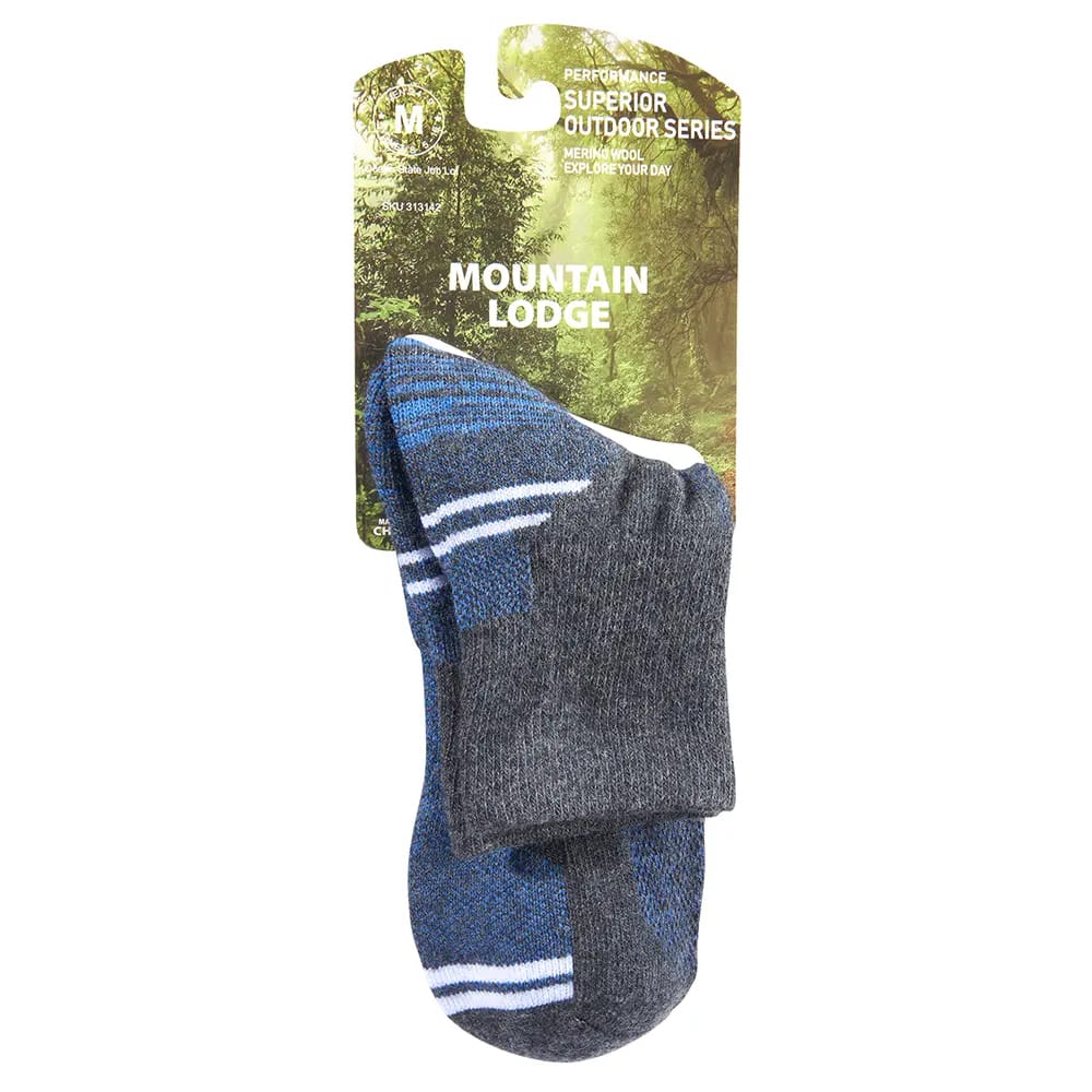 Mountain Lodge Women’s Performance Outdoor Series Merino Wool Hiker Socks