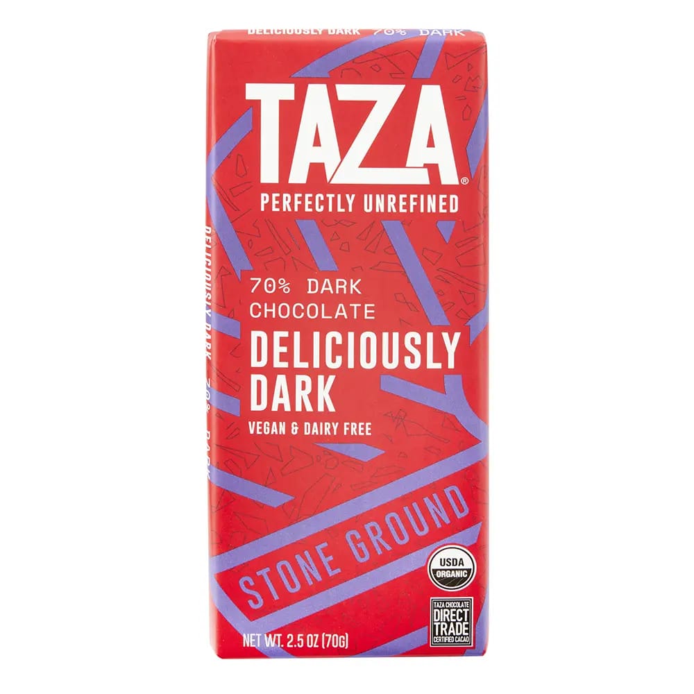 Taza Chocolate Deliciously Dark Organic Dark Chocolate, 2.5 oz