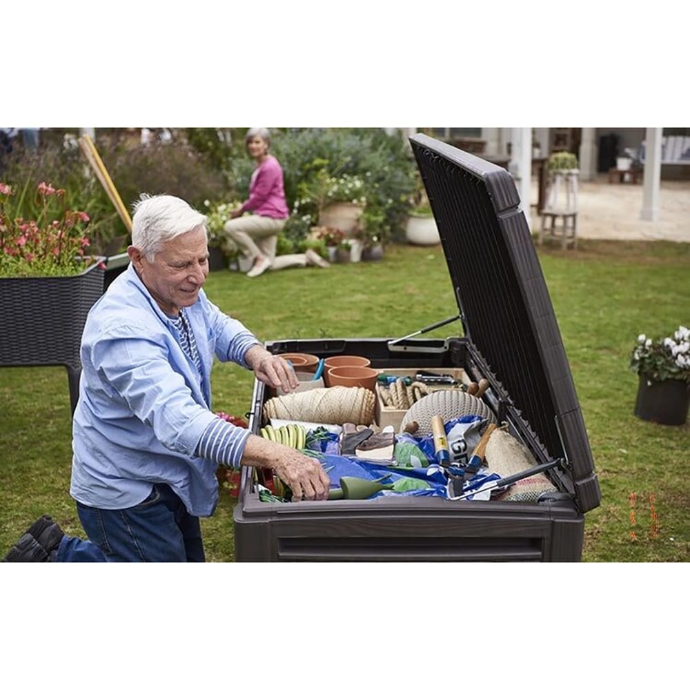 Keter 135 Gallon Sumatra Deck, Brown