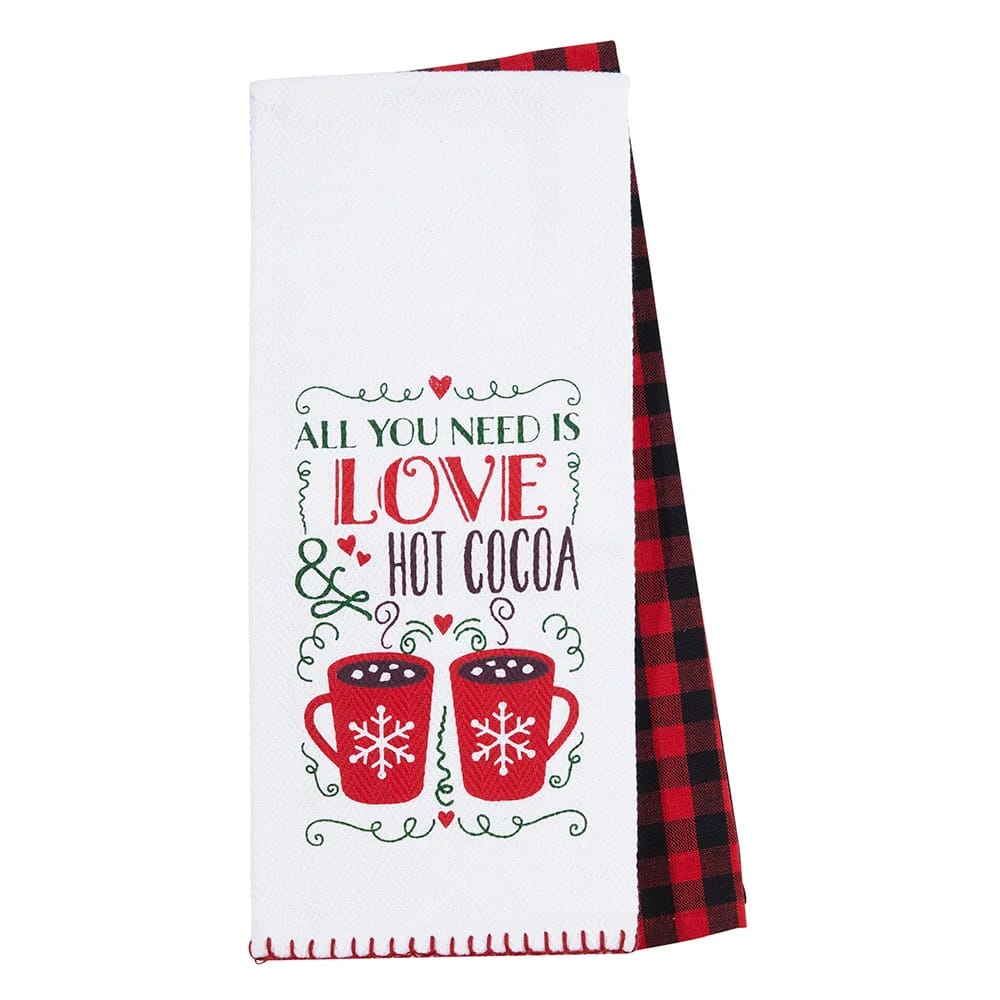 Christmas Cotton Kitchen Towels, Set of 2