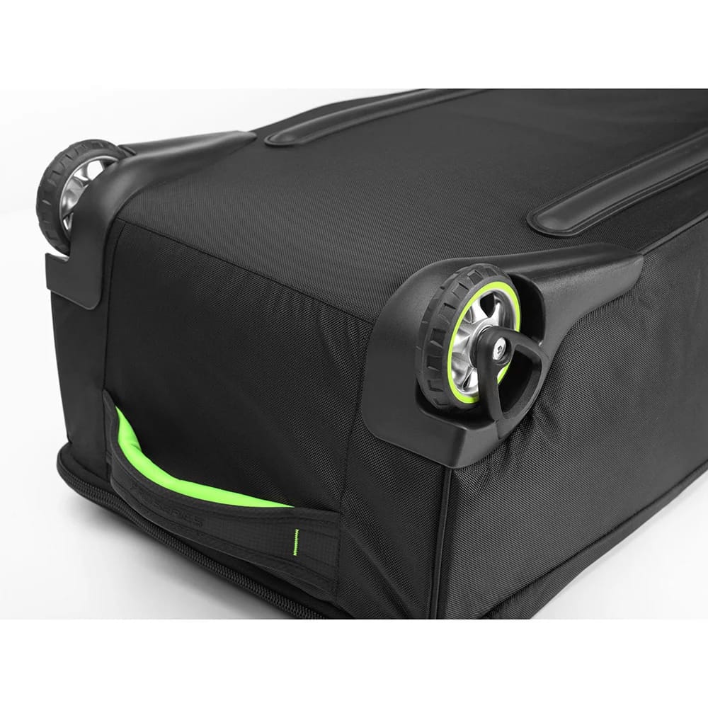 High Sierra Adjustable Wheeled Ski/Snowboard Bag, Black/Zest