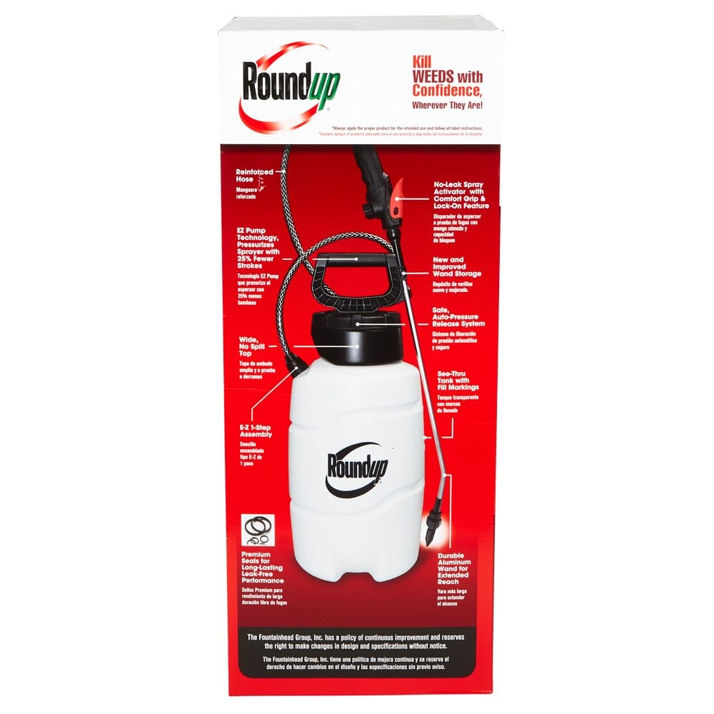 Roundup 2 Gallon Sprayer with Protective Spray Shield