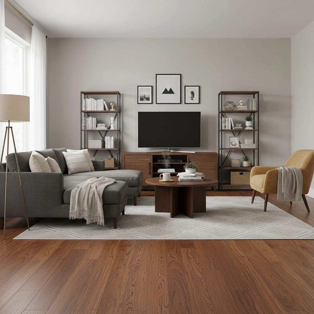 AquaSeal Halmstad White Oak Water-Resistant Engineered Hardwood Flooring, Brown, 20.81 sq. ft. ($4.81/sq.ft)